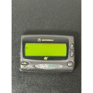 Vintage Motorola SkyTel FLEX Alphanumeric Pager Black A06CXB5868B With Holster